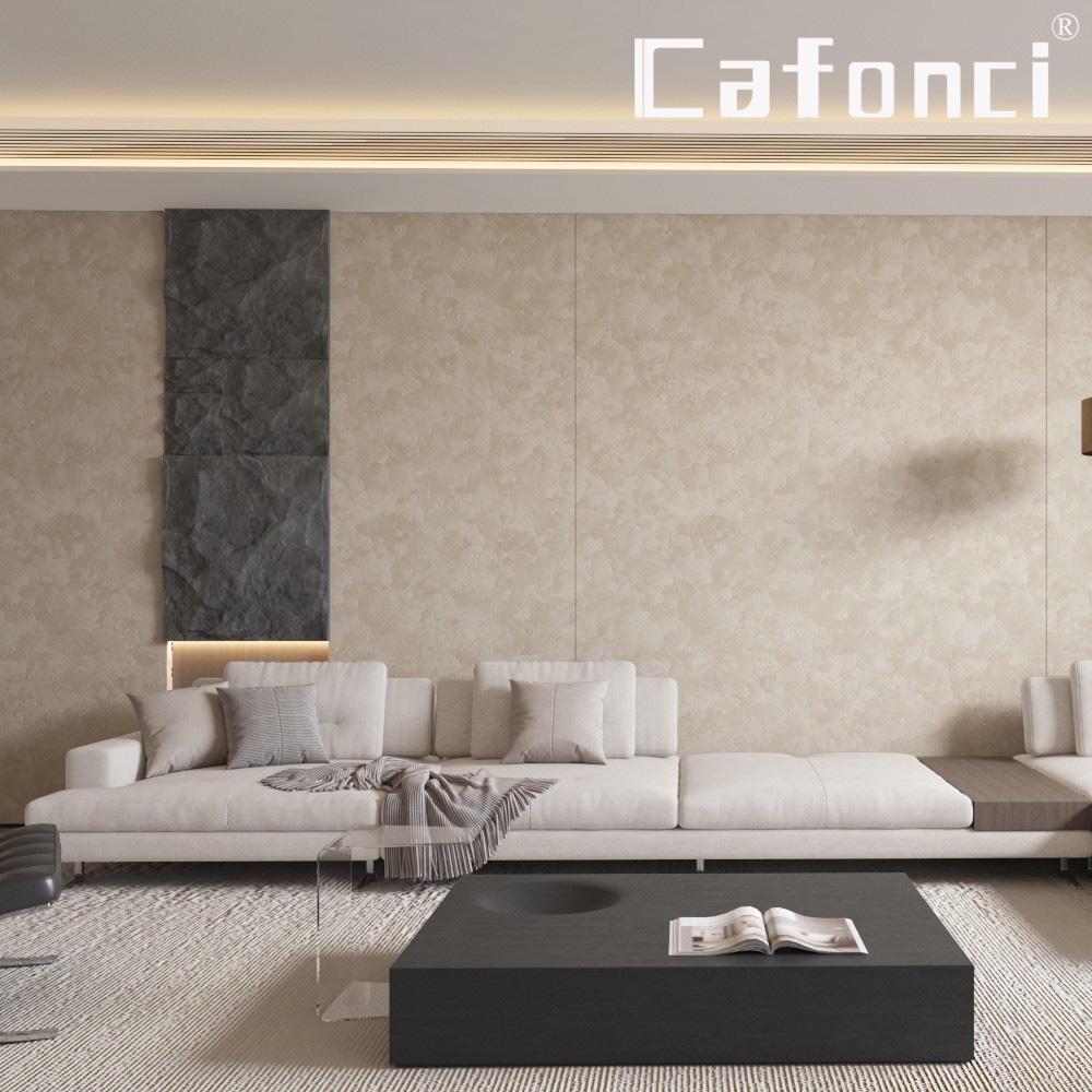 艺术漆的「莫兰迪质感」，把北欧风的温柔揉进了墙里